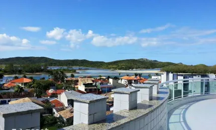 Asset Imóveis vende cobertura duplex com 3 quartos (2 suítes), 205m², por R$ 1.800.000 - Passagem - Cabo Frio/RJ