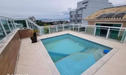 Asset imóveis vende cobertura duplex com 3 quartos (1suíte), 230m², por r$ 1.300.000 - ingá - niterói/rj