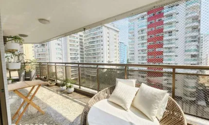 Asset imóveis vende apartamento alto padrão com varanda e 4 quartos (2suítes), 153m² por r$ 1.350.000 - icaraí - niterói/rj