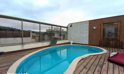 Asset imóveis vende cobertura duplex com 4 quartos (2suítes), 280m², por r$ 2.000.000 - icaraí - niterói/rj