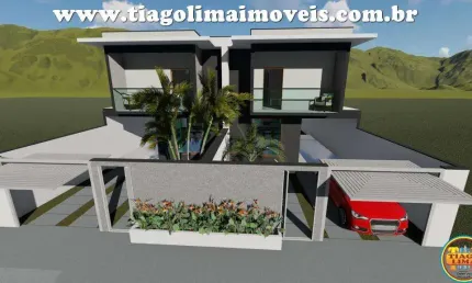 Casa para venda em caraguatatuba, balneário dos golfinhos, 2 dormitórios, 2 suítes, 3 banheiros