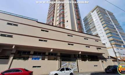 Apartamento para Venda em Praia Grande, Vila Caiçara, 1 dormitório, 1 suíte, 2 banheiros, 1 vaga