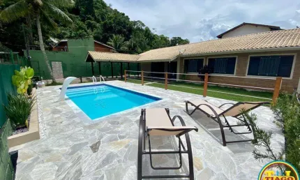Casa para Venda em Ubatuba, Saco da Ribeira, 4 dormitórios, 2 suítes, 3 banheiros, 4 vagas