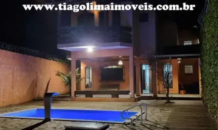 Sobrado para Locação em Caraguatatuba, MASSAGUAÇU, 4 dormitórios, 4 suítes, 4 banheiros, 3 vagas