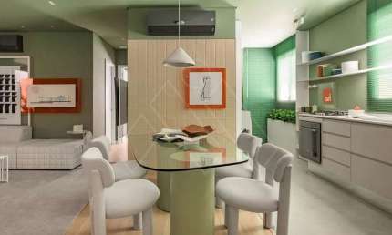 Summer apartamento 2 quartos (1 suíte) 80m2 1 vaga - sala estendida
