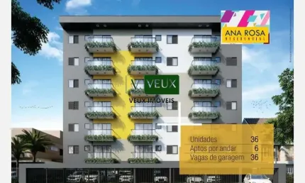 Apartamento residencial para Venda Aruan, Caraguatatuba Ana Rosa Residencial Possui 1 dormitório