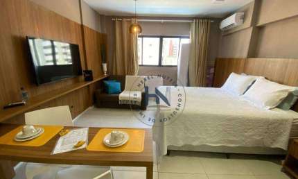 Apartamento com 1 dormitório à venda, 42 m² por R$ 550.000,00 - Ponta Verde - Maceió/AL