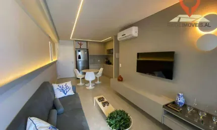 Apartamento com 1 dormitório à venda, 44 m² por R$ 750.000,00 - Jatiúca - Maceió/AL