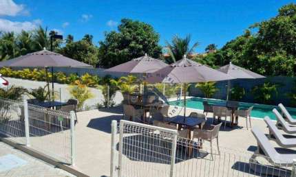 Apartamento com 1 dormitório para alugar, 42 m² por R$ 2.500,00/mês - Praia Bonita - Barra de São Miguel/AL
