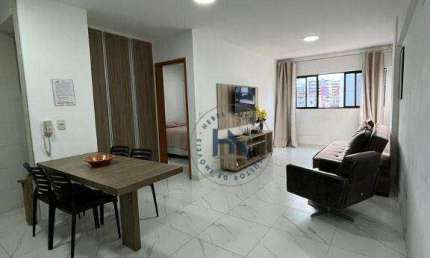 Apartamento com 1 dormitório à venda, 45 m² por R$ 520.000,00 - Jatiúca - Maceió/AL