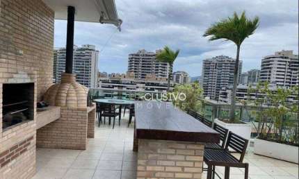Cobertura com 5 dormitórios à venda, 580 m² por R$ 12.000.000 - Barra da Tijuca - Rio de Janeiro/RJ