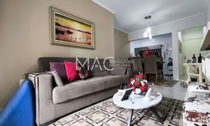 Apartamento com 2 quartos, guilhermina, praia grande - r$ 420 mil, cod: 529