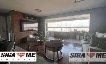 APARTAMENTO EM BROOKLIN PAULISTA COM 130m² A.Ú Á VENDA