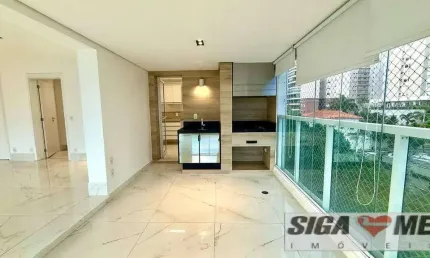 Campo belo venda apto c/ 185m2 a.u 3vgs terraço gourmet r$ 3.300.000,00