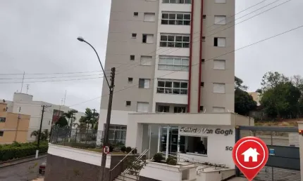 Apartamento à venda ed. van gogh, 2 dorms (1 suíte) no centro. estuda permuta! pontual imóveis sua imobiliária em marília.