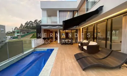 Casa de Luxo disponível para venda e locação em Alphaville, com um lindo por do sol.