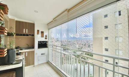Apartamento com 4dorm sendo 1 suíte e 2 vagas para carro, com vista para o Parque Municipal de Barueri