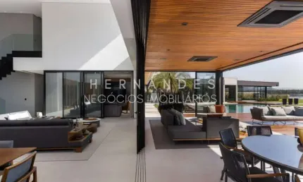 Mansão a venda no Tamboré 2 com 5 suítes, Projeto Assinado por Arquitetura Rogério Pérez