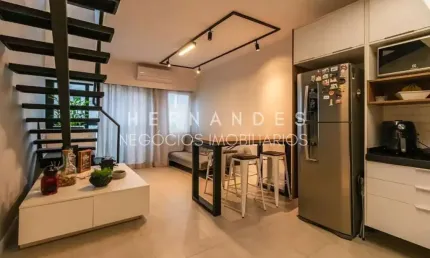 Apartamento à venda em barueri-sp, bethaville i: 1 quarto, 1 suíte, 2 salas, 2 banheiros, 1 vaga, 52m²