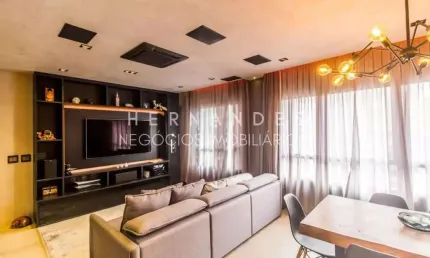 Imóvel exclusivo à venda em Barueri-SP: Apartamento 1 quarto, 1 suite, 2 salas, 2 banheiros, 2 vagas, 76m² no Sítio Tamboré Alphaville.