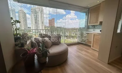 Apartamento de alto padrão à venda em Barueri-SP, Alphaville Empresarial: 2 quartos, 2 suítes, 2 salas, 3 banheiros, 2 vagas, 69m².
