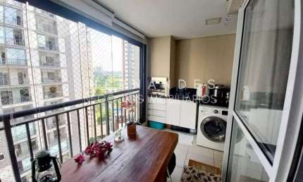 Apartamento à venda em Barueri-SP, Alphaville Empresarial: 2 quartos, 1 suíte, 2 salas, 2 banheiros, 1 vaga, 65m². Venha conferir!