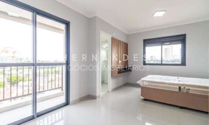 Apartamento Mobiliado de 1 Quarto e 1 Suíte com Vaga de Garagem na Aldeia de Barueri - Próximo ao Parque Shopping