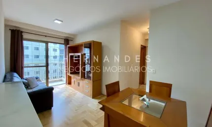 Apartamento Edf. Parati com 2dorm e 1 vaga em Alphaville - Mobiliado
