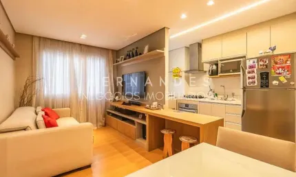 Apartamento à venda em barueri-sp, vila são joão: 2 quartos, 1 sala, 1 banheiro, 1 vaga, 50m² de área. venha conferir!