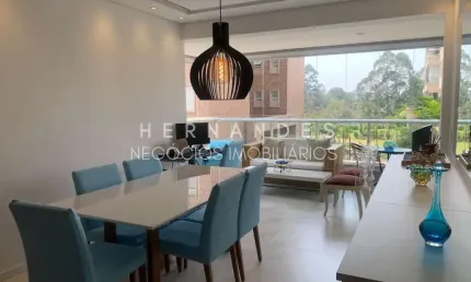 Apartamento à venda em santana de parnaíba-sp, bairro tamboré: 3 quartos, 3 suítes, 3 salas, 4 banheiros, 2 vagas, 136m². venha conferir!