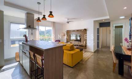 Apartamento à venda em Barueri-SP, no Melville Empresarial I e II: 2 quartos, 1 suíte, 2 salas, 2 banheiros, 1 vaga, 62m².