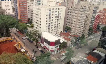 Cj com. na região da paulista, c/ 55,54 metros, 2 salas, 3 banheiros, ar cond., copa, 2 vagas.
