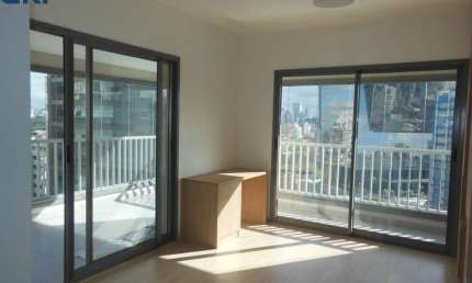 Studio Pinheiros/Faria Lima: 44m², Varanda, Lazer e Conforto.