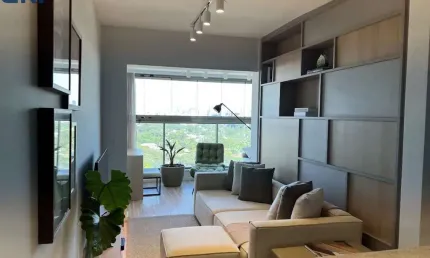APARTAMENTO COM 66 METROS QUADRADOS  2 DORMITORIOS MOBILIADO