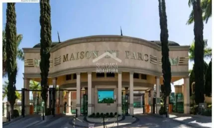 Terreno em condomínio fechado à venda no Jardim Maison Du Parc, Indaiatuba 