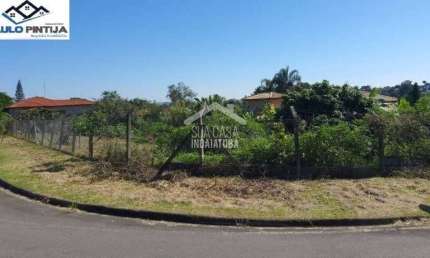 Lindo terreno de esquina na rua Principal do Condomínio Terras de Itaici