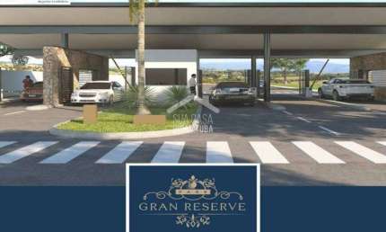 Lindo terreno de esquina totalmente plano  com 237m na melhor localizaçao do condomínio fechado Park Gran Reserve