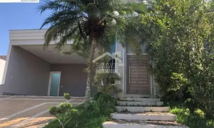 Casa térrea com linda arquitetura, 3 suítes e spa no condomínio Terra Nobre - Indaiatuba