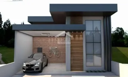 Casa terrea nova no condomínio Residencial Evidencias