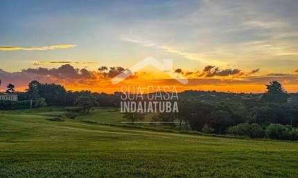 Terreno de 420m² funda para a mata no condomínio Village Prado - Indaiatuba/SP