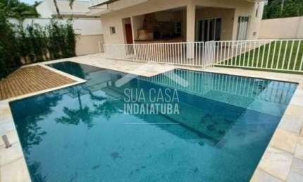 Lindo Sobrado - Condomínio Portal de Itaici com 3 dormitórios e piscina com raia de natação