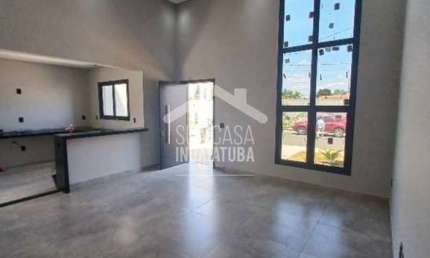 Casa térrea com 3 suítes no condomínio Mantova - Indaiatuba/SP
