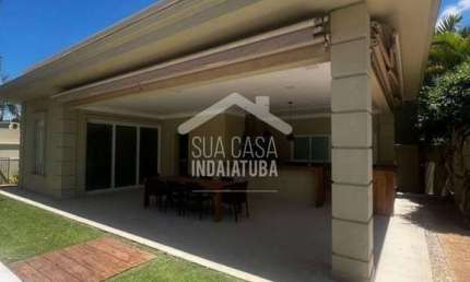 Sobrado Alto Padrão em Indaiatuba com porteira fechada