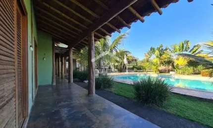 Chácara de 3 suítes em estilo rústico no Terras de Itaici