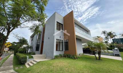 Sobrado 4 suítes, 2 escritórios em condominio alto padrão
