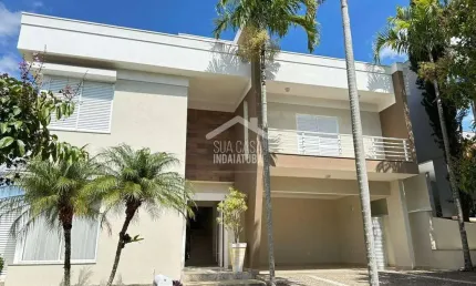Sobrado com 4 suítes em condomínio alto padrão - Santa Clara - Indaiatuba