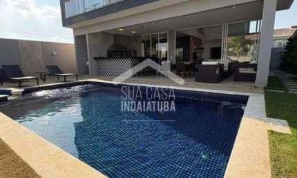 Sobrado 3 suítes e piscina em Condominio de alto padrão