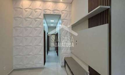 Casa nova com móveis planejados a venda em condomínio fechado