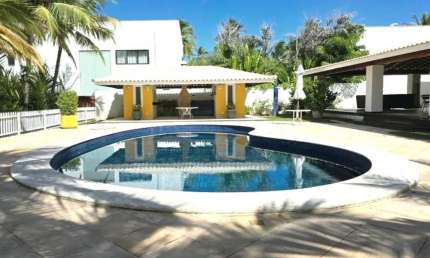 Casa em condomínio fechado com 5 quartos à venda na AVENIDA RIO JOANES, Praia de Busca Vida, Camaçari, 472 m2 por R$ 4.500.000