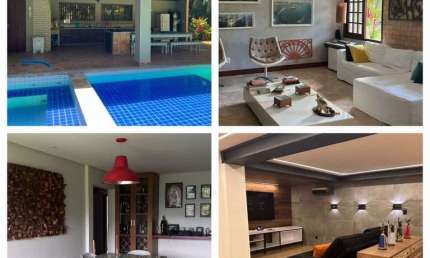 Casa em condomínio fechado com 5 quartos à venda na RODOVIA BA-099 - ESTRADA DO CÔCO KM 13, Abrantes, Camaçari, 850 m2 por R$ 3.900.000
